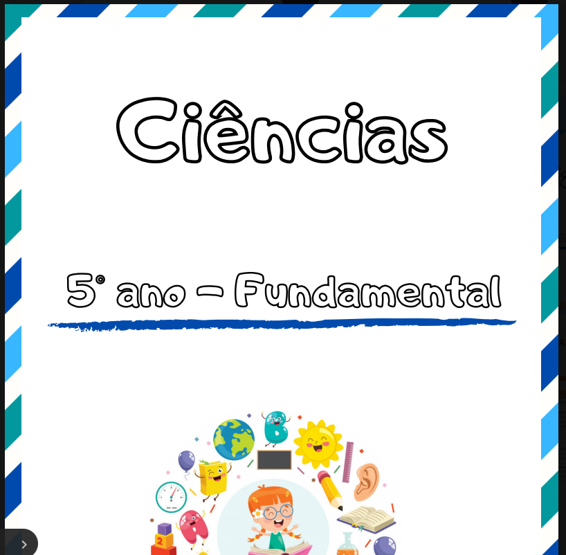 Capa de Ciências 5º Ano