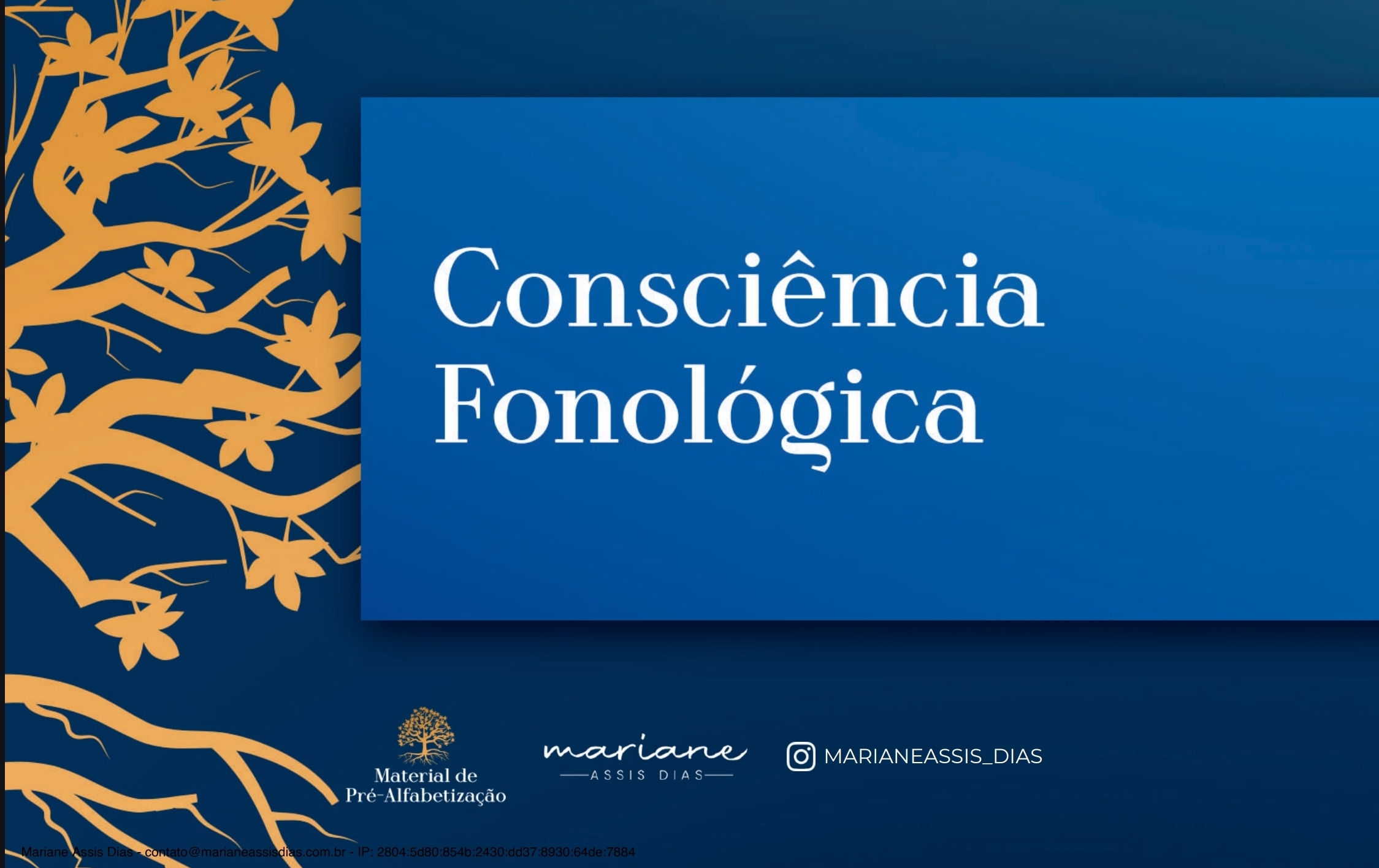 Capa de Consciência Fonológica 
