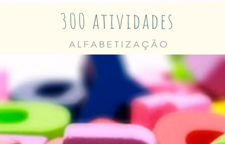 Capa de 300 Atividades de alfabetização